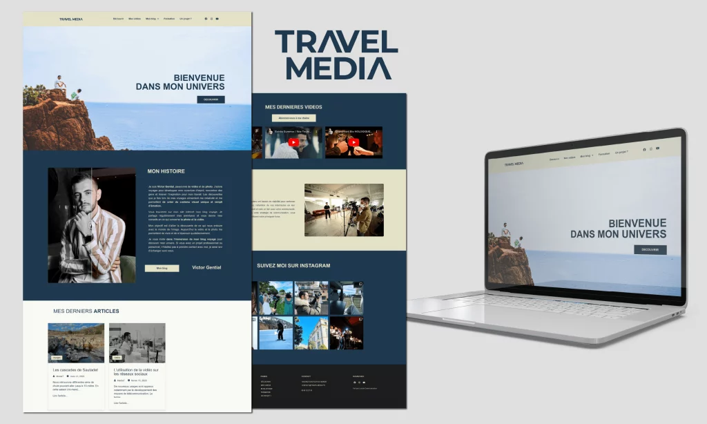 Site internet travel média valence